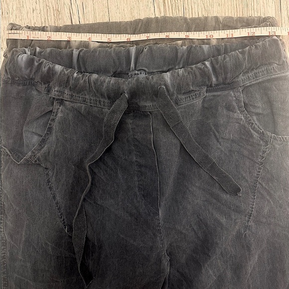 Anthro’s Tempo Paris Pant Pull on Stretch Elastic Waist with Pockets S - Picture 11 of 16